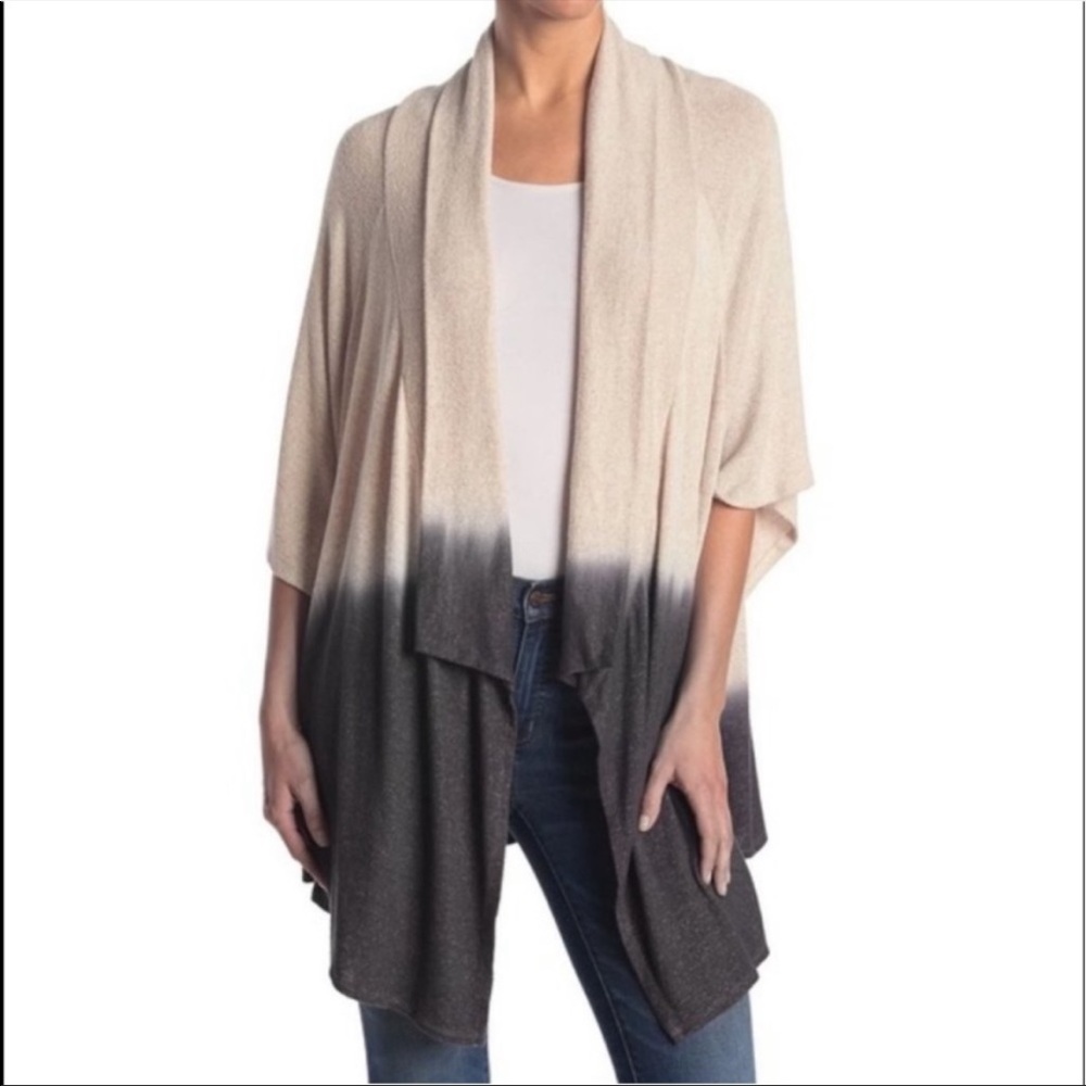 Status By Chenault Open Front Ombré Cardigan